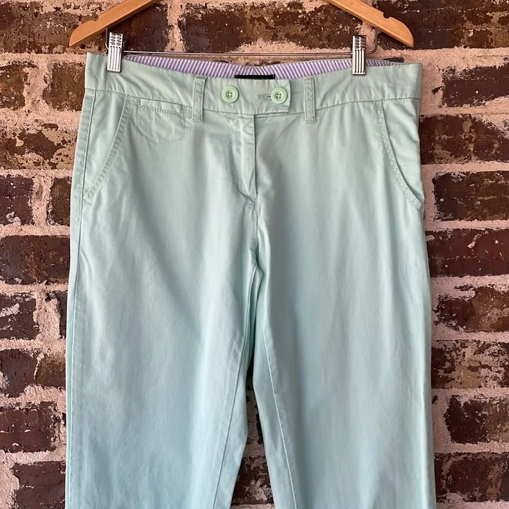 Tommy Hilfiger Mint Green Cropped Pants Size 8